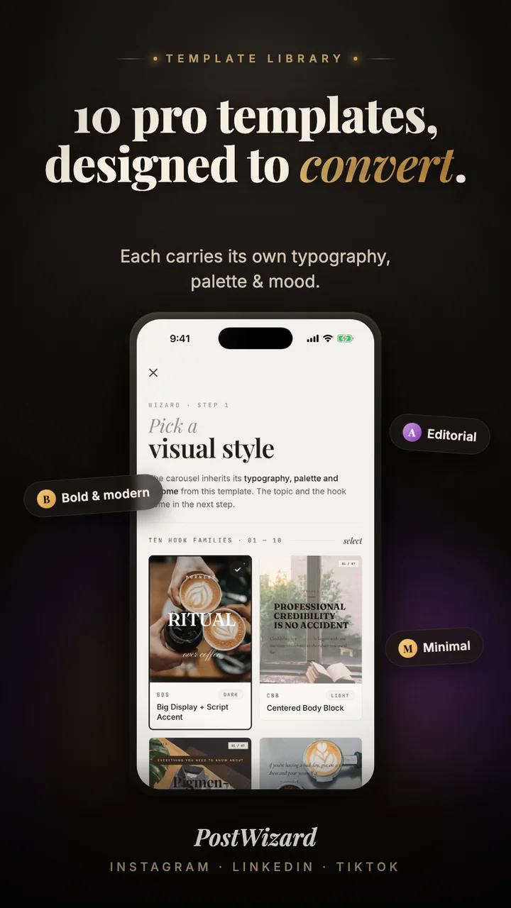 10 pro templates, designed to convert